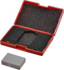 SPI - 0.95" Rectangular Steel Gage Block - Accuracy Grade 0, Includes NIST Traceability Certification - Apex Tool & Supply