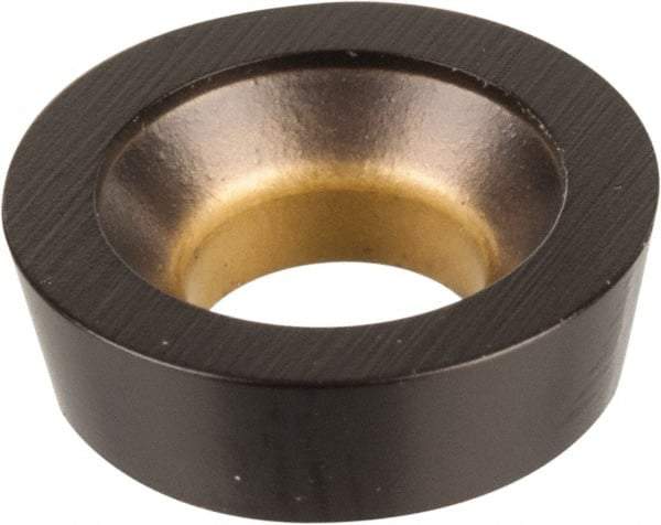 Kennametal - RPGB2.51.5 Grade KCPK30 Carbide Milling Insert - TiN/TiCN/Al2O3 Finish, 0.0937" Thick, 5/16" Inscribed Circle - Apex Tool & Supply