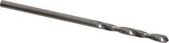 SGS - 5/64" 118° Solid Carbide Jobber Drill - Bright Finish, Right Hand Cut, Spiral Flute, Straight Shank, 1-3/4" OAL, Faceted Point - Apex Tool & Supply