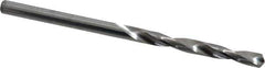 SGS - 9/64" 118° Solid Carbide Jobber Drill - Bright Finish, Right Hand Cut, Spiral Flute, Straight Shank, 2-1/2" OAL, Faceted Point - Apex Tool & Supply