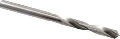 SGS - 7/32" 118° Solid Carbide Jobber Drill - Bright Finish, Right Hand Cut, Spiral Flute, Straight Shank, 3" OAL, Faceted Point - Apex Tool & Supply