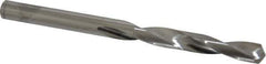 SGS - 17/64" 118° Solid Carbide Jobber Drill - Bright Finish, Right Hand Cut, Spiral Flute, Straight Shank, 3-1/2" OAL, Faceted Point - Apex Tool & Supply