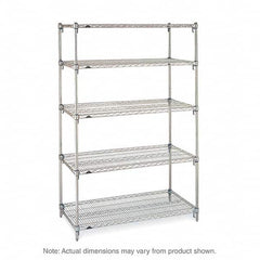 Metro - 2,000 Lb Capacity 5 Shelf Wire Shelving - Starter Unit - Apex Tool & Supply