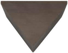 Kennametal - Triangle, CBT Chipbreaker for Indexables - 0.09" Thick, 0.22" Effective Width - Apex Tool & Supply