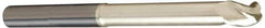 Accupro - 1" Diam, 1-1/4" LOC, 3 Flute Solid Carbide Ball End Mill - ZrN Finish, Single End, 5" OAL, 1" Shank Diam, Spiral Flute - Apex Tool & Supply