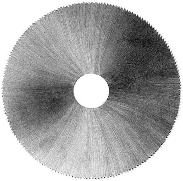 Value Collection - 2" Diam x 0.028" Blade Thickness, 3/8" Arbor Hole Diam, 152 Teeth, High Speed Steel Jeweler's Saw - Uncoated - Apex Tool & Supply
