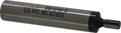 SPI - 0.2" Head Diam, 1/2" Shank, Single End, Mechanical Edge Finder - Cylindrical Contact - Apex Tool & Supply