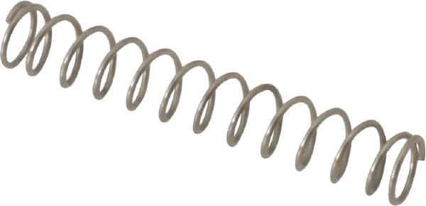 Value Collection - 0.12" OD, 0.012" Wire, 3/4" Free Length, Compression Spring - 1.61 Lb Spring Rating, Stainless Steel - Apex Tool & Supply