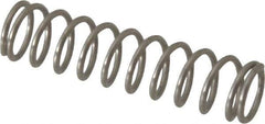 Value Collection - 0.18" OD, 0.02" Wire, 3/4" Free Length, Compression Spring - 4.78 Lb Spring Rating, Stainless Steel - Apex Tool & Supply