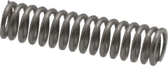 Value Collection - 0.18" OD, 0.026" Wire, 3/4" Free Length, Compression Spring - 10.2 Lb Spring Rating, Stainless Steel - Apex Tool & Supply
