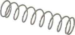 Value Collection - 0.24" OD, 0.02" Wire, 1" Free Length, Compression Spring - 2.28 Lb Spring Rating, Stainless Steel - Apex Tool & Supply