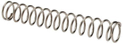 Value Collection - 0.24" OD, 0.026" Wire, 1-1/2" Free Length, Compression Spring - 3 Lb Spring Rating, Stainless Steel - Apex Tool & Supply