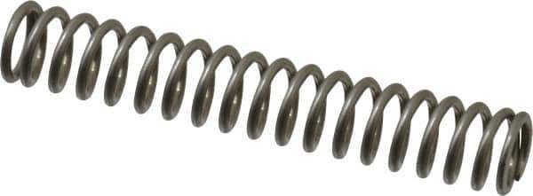 Value Collection - 0.24" OD, 0.032" Wire, 1-1/2" Free Length, Compression Spring - 7.56 Lb Spring Rating, Stainless Steel - Apex Tool & Supply