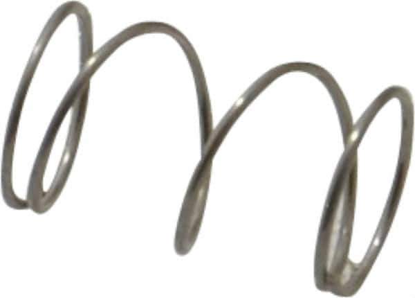 Value Collection - 0.3" OD, 0.02" Wire, 1/2" Free Length, Compression Spring - 3.54 Lb Spring Rating, Stainless Steel - Apex Tool & Supply