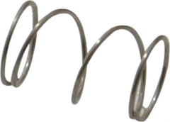 Value Collection - 0.3" OD, 0.02" Wire, 1/2" Free Length, Compression Spring - 3.54 Lb Spring Rating, Stainless Steel - Apex Tool & Supply