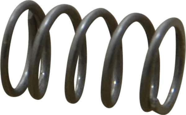 Value Collection - 0.3" OD, 0.032" Wire, 1/2" Free Length, Compression Spring - 16.58 Lb Spring Rating, Stainless Steel - Apex Tool & Supply