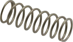 Value Collection - 0.36" OD, 0.035" Wire, 1" Free Length, Compression Spring - 9.32 Lb Spring Rating, Stainless Steel - Apex Tool & Supply