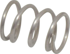 Value Collection - 0.36" OD, 0.041" Wire, 1/2" Free Length, Compression Spring - 30.24 Lb Spring Rating, Stainless Steel - Apex Tool & Supply