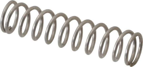 Value Collection - 0.36" OD, 0.041" Wire, 1-1/2" Free Length, Compression Spring - 8.91 Lb Spring Rating, Stainless Steel - Apex Tool & Supply