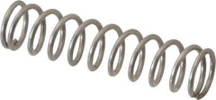 Value Collection - 0.36" OD, 0.041" Wire, 1-1/2" Free Length, Compression Spring - 8.91 Lb Spring Rating, Stainless Steel - Apex Tool & Supply
