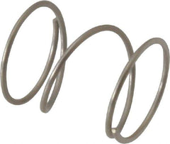 Value Collection - 0.42" OD, 0.028" Wire, 1/2" Free Length, Compression Spring - 6.28 Lb Spring Rating, Stainless Steel - Apex Tool & Supply