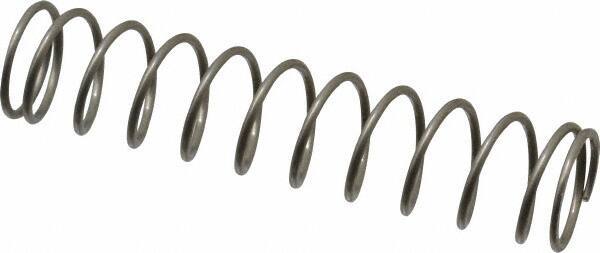 Value Collection - 0.42" OD, 0.035" Wire, 2" Free Length, Compression Spring - 2.98 Lb Spring Rating, Stainless Steel - Apex Tool & Supply