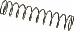 Value Collection - 0.42" OD, 0.035" Wire, 2" Free Length, Compression Spring - 2.98 Lb Spring Rating, Stainless Steel - Apex Tool & Supply