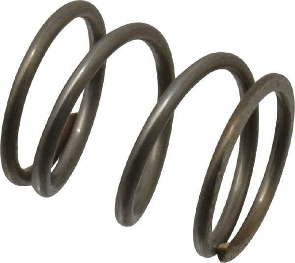 Value Collection - 0.42" OD, 0.041" Wire, 1/2" Free Length, Compression Spring - 23.52 Lb Spring Rating, Stainless Steel - Apex Tool & Supply