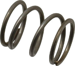 Value Collection - 0.42" OD, 0.041" Wire, 1/2" Free Length, Compression Spring - 23.52 Lb Spring Rating, Stainless Steel - Apex Tool & Supply
