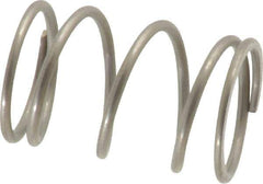 Value Collection - 0.48" OD, 0.041" Wire, 3/4" Free Length, Compression Spring - 12.05 Lb Spring Rating, Stainless Steel - Apex Tool & Supply