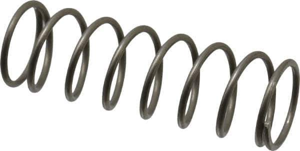 Value Collection - 0.48" OD, 0.041" Wire, 1-1/2" Free Length, Compression Spring - 5.68 Lb Spring Rating, Stainless Steel - Apex Tool & Supply