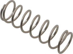 Value Collection - 0.48" OD, 0.047" Wire, 1-1/2" Free Length, Compression Spring - 9.08 Lb Spring Rating, Stainless Steel - Apex Tool & Supply