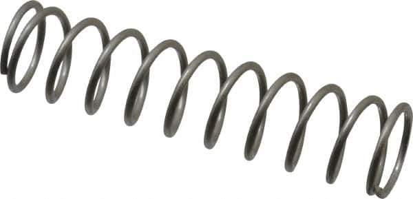 Value Collection - 0.48" OD, 0.047" Wire, 2" Free Length, Compression Spring - 6.7 Lb Spring Rating, Stainless Steel - Apex Tool & Supply