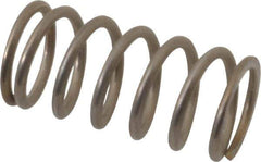 Value Collection - 0.48" OD, 0.054" Wire, 1" Free Length, Compression Spring - 23.42 Lb Spring Rating, Stainless Steel - Apex Tool & Supply
