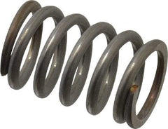 Value Collection - 0.48" OD, 0.062" Wire, 3/4" Free Length, Compression Spring - 56.19 Lb Spring Rating, Stainless Steel - Apex Tool & Supply