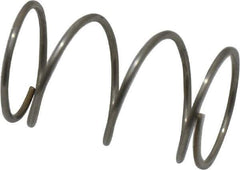 Value Collection - 0.6" OD, 0.041" Wire, 1" Free Length, Compression Spring - 6.5 Lb Spring Rating, Stainless Steel - Apex Tool & Supply
