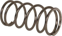 Value Collection - 0.6" OD, 0.054" Wire, 1-1/4" Free Length, Compression Spring - 13.58 Lb Spring Rating, Stainless Steel - Apex Tool & Supply