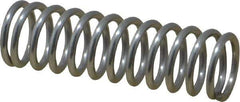 Value Collection - 0.6" OD, 0.072" Wire, 2" Free Length, Compression Spring - 21.84 Lb Spring Rating, Stainless Steel - Apex Tool & Supply