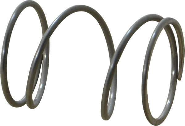 Value Collection - 0.72" OD, 0.047" Wire, 1" Free Length, Compression Spring - 7.96 Lb Spring Rating, Stainless Steel - Apex Tool & Supply