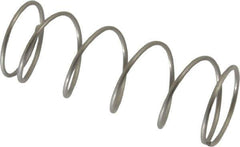 Value Collection - 0.72" OD, 0.047" Wire, 2" Free Length, Compression Spring - 3.78 Lb Spring Rating, Stainless Steel - Apex Tool & Supply