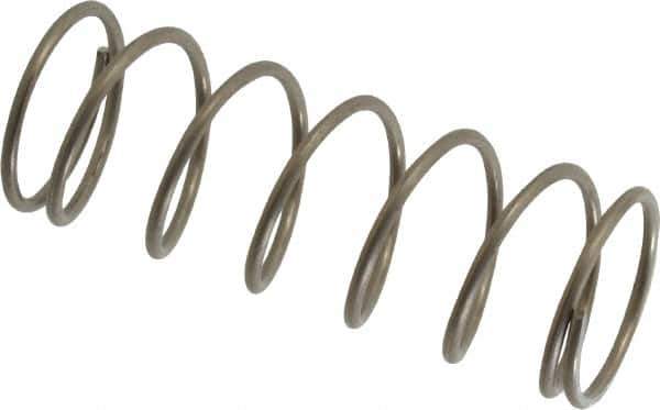 Value Collection - 0.72" OD, 0.054" Wire, 2" Free Length, Compression Spring - 5.94 Lb Spring Rating, Stainless Steel - Apex Tool & Supply
