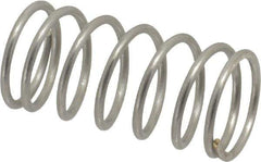 Value Collection - 0.72" OD, 0.062" Wire, 1-1/2" Free Length, Compression Spring - 12.83 Lb Spring Rating, Stainless Steel - Apex Tool & Supply