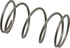 Value Collection - 0.85" OD, 0.054" Wire, 1-1/2" Free Length, Compression Spring - 6.52 Lb Spring Rating, Stainless Steel - Apex Tool & Supply