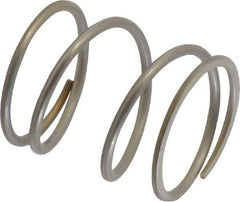 Value Collection - 0.85" OD, 0.062" Wire, 1" Free Length, Compression Spring - 15.91 Lb Spring Rating, Stainless Steel - Apex Tool & Supply