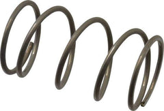 Value Collection - 0.85" OD, 0.062" Wire, 1-1/2" Free Length, Compression Spring - 10.12 Lb Spring Rating, Stainless Steel - Apex Tool & Supply