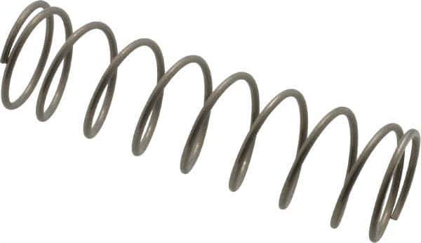 Value Collection - 0.85" OD, 0.062" Wire, 3" Free Length, Compression Spring - 4.84 Lb Spring Rating, Stainless Steel - Apex Tool & Supply