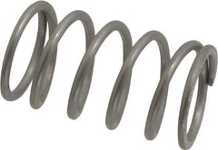 Value Collection - 0.85" OD, 0.08" Wire, 1-1/2" Free Length, Compression Spring - 24.16 Lb Spring Rating, Stainless Steel - Apex Tool & Supply