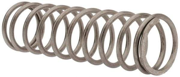 Value Collection - 0.85" OD, 0.08" Wire, 3" Free Length, Compression Spring - 11.4 Lb Spring Rating, Stainless Steel - Apex Tool & Supply