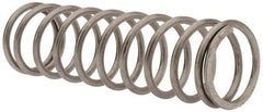 Value Collection - 0.85" OD, 0.08" Wire, 3" Free Length, Compression Spring - 11.4 Lb Spring Rating, Stainless Steel - Apex Tool & Supply
