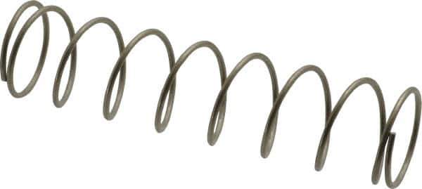 Value Collection - 0.975" OD, 0.062" Wire, 4" Free Length, Compression Spring - 3 Lb Spring Rating, Stainless Steel - Apex Tool & Supply